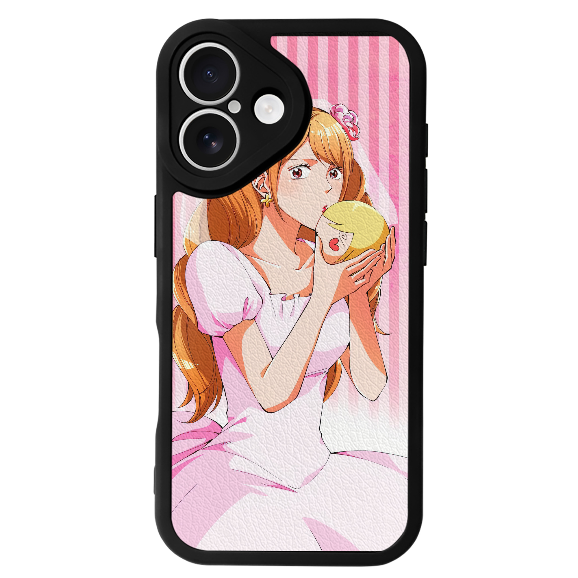 （画像用） ワンピース ONE PIECE 【iPhone 16シリーズ対応】シリコンスマホケース（レザー調） 材質：シリコン